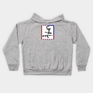 Guns & The Art Of Escalation By Abby Anime(c)(USDistressed) Kids Hoodie